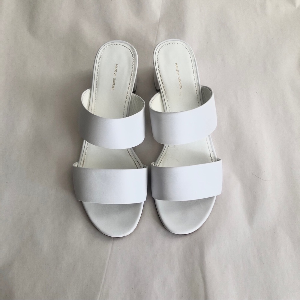 Mansur Gavriel double strap slides